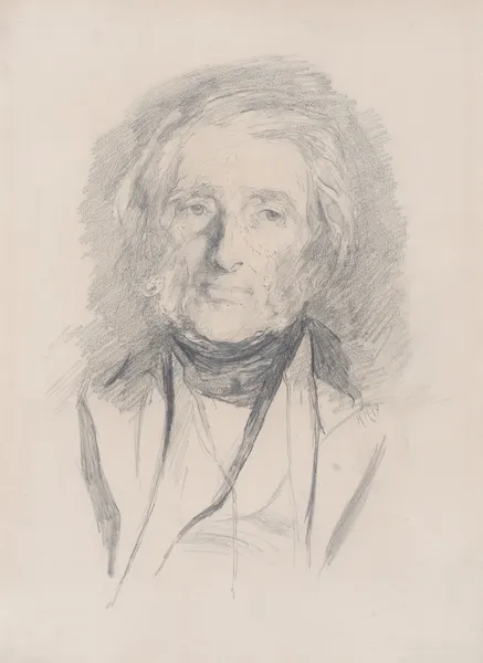 Portrait of John Ruskin av Sir Hubert von Herkomer