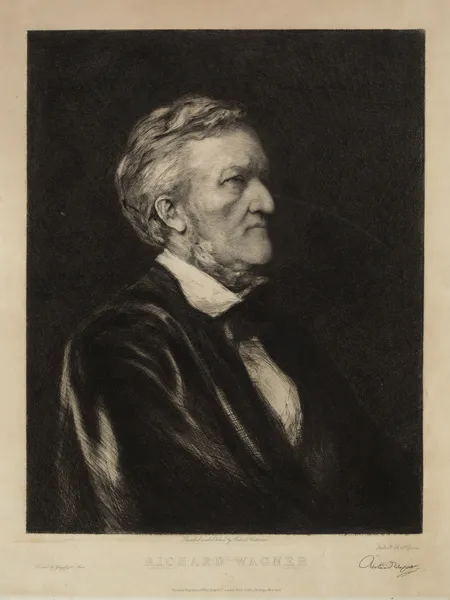 Richard Wagner (19th century) av Sir Hubert von Herkomer