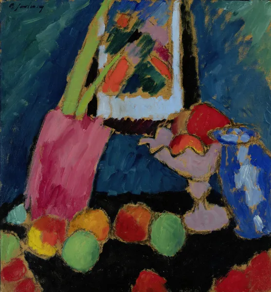 Still Life with a Purple Bowl av Alexej von Jawlensky