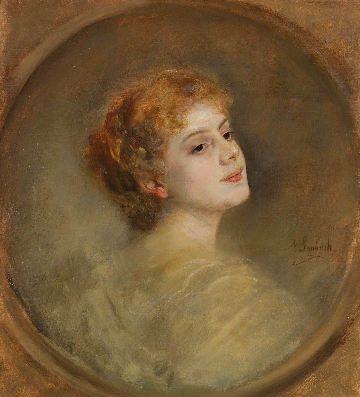 Lily von Poschinger av Franz von Lenbach