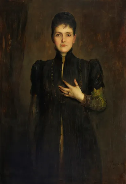 Marchesa di Montagliari av Franz von Lenbach
