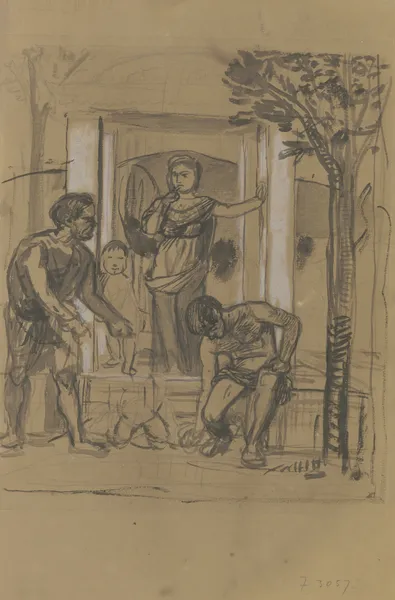 Idyll II av Hans Von Marées