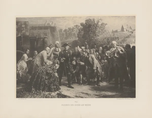 Friedrich‎ ‎der‎ ‎Grosse‎ ‎auf‎ ‎Reisen av Adolph von Menzel