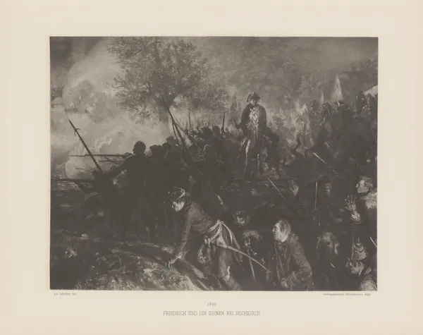 Friedrich‎ ‎und‎ ‎die‎ ‎Seinen‎ ‎bei‎ ‎Hochkirch av Adolph von Menzel