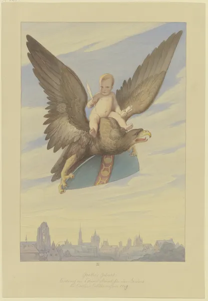 Goethe’s Birth av Eduard von Steinle