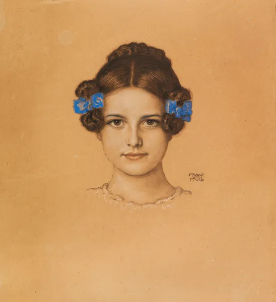 Bildnis der Tochter Mary av Franz von Stuck