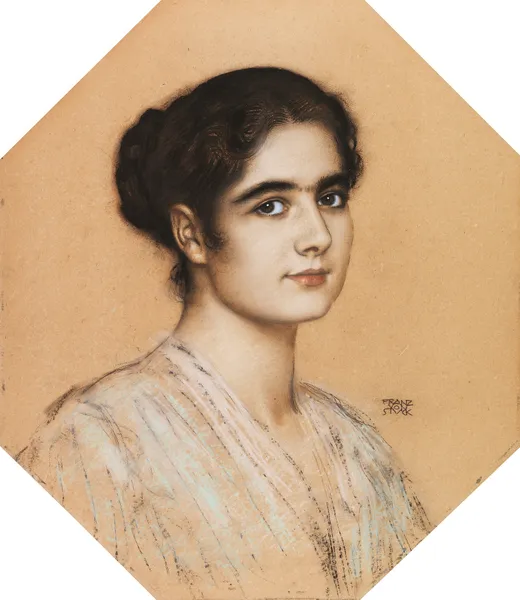 Bildnis der Tochter Mary av Franz von Stuck