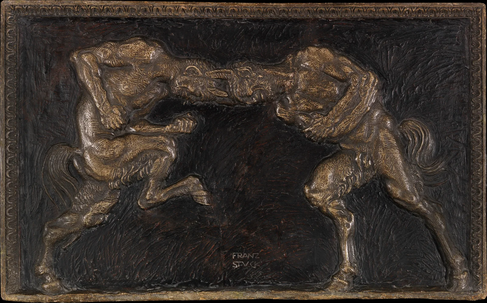Kämpfende Faune av Franz von Stuck