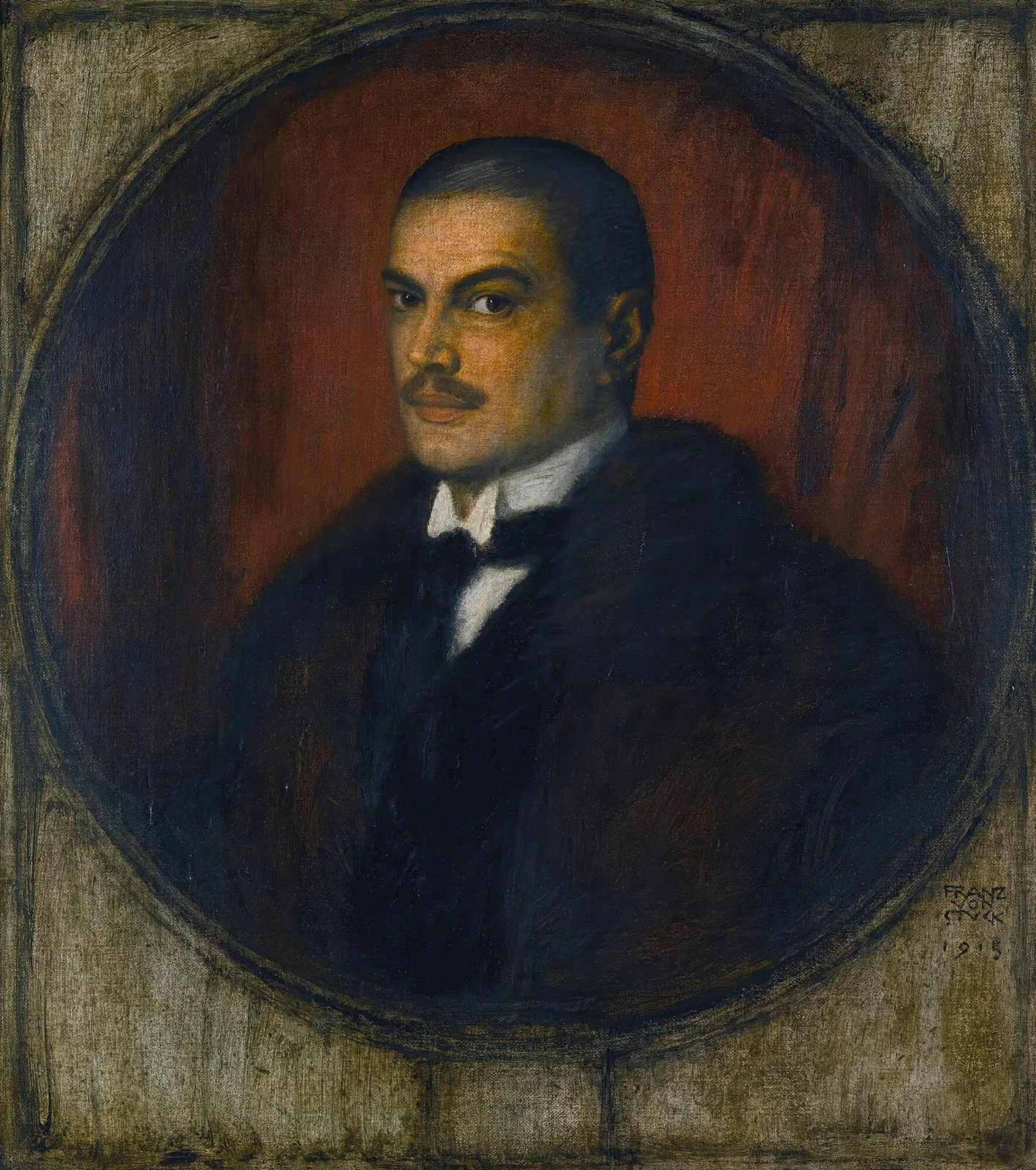 Self-portrait av Franz von Stuck