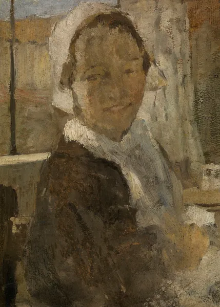 Young Girl av Fritz von Uhde