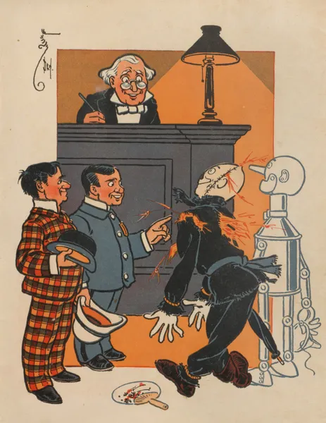 Denslow’s Scarecrow and the tin-man Pl.5 av William Wallace Denslow