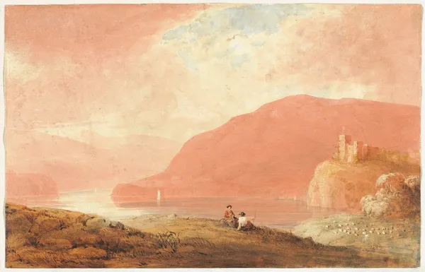 Castle on a River (early 19th century) av Robert Walter Weir