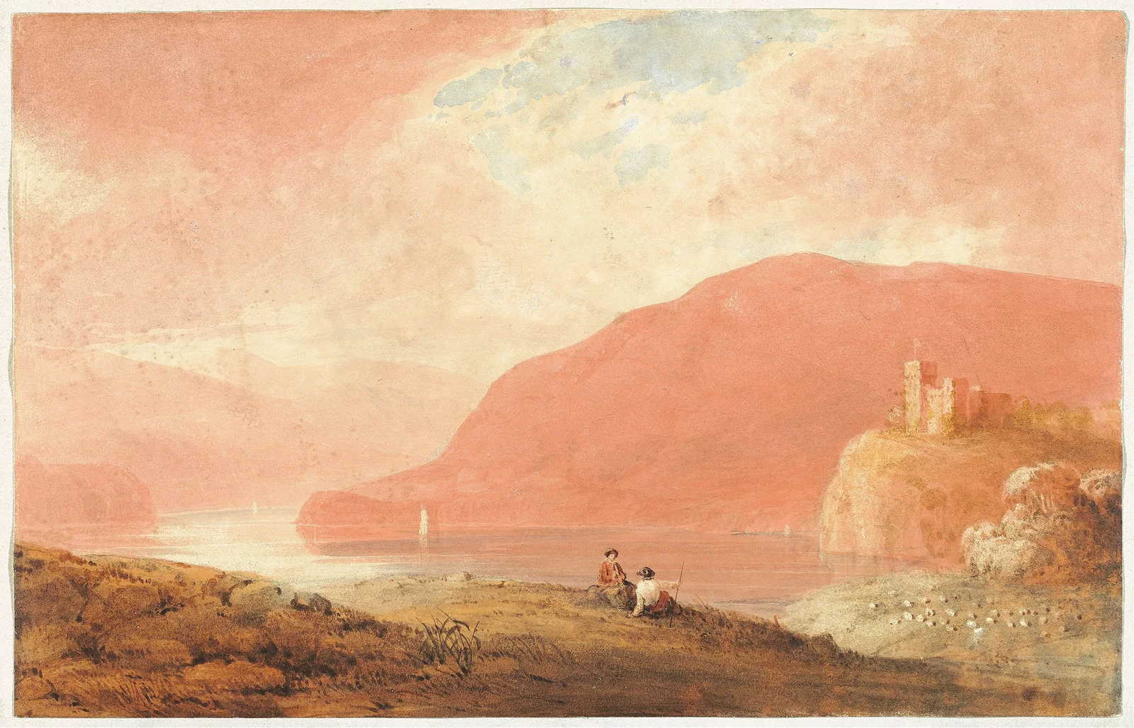 Castle on a River (early 19th century) av Robert Walter Weir
