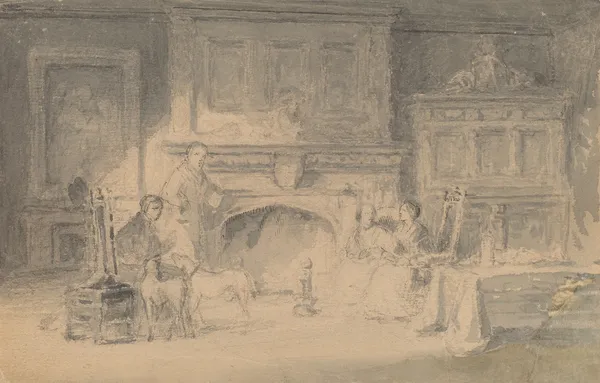 Study for ‘The Bailey Family’ av Robert Walter Weir