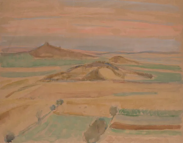 Hügelige Landschaft av Walther Gamerith