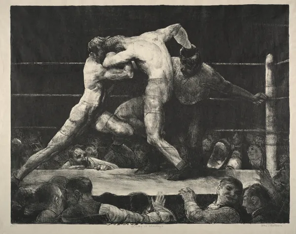 A Stag at Sharkey’s av George Wesley Bellows