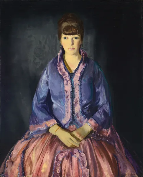 Emma in the Purple Dress av George Wesley Bellows