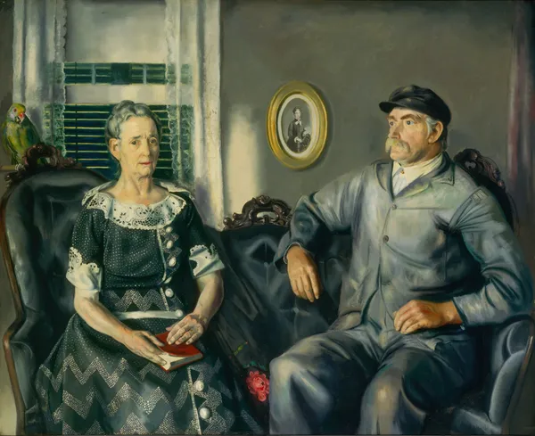 Mr. and Mrs. Phillip Wase av George Wesley Bellows