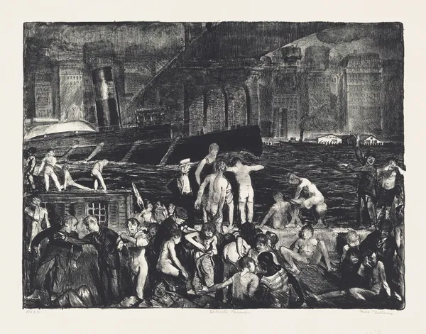 Splinter Beach av George Wesley Bellows