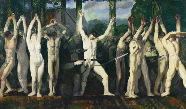 The Barricade av George Wesley Bellows