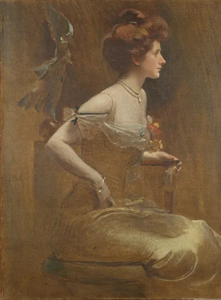 Mrs. Thomas Hastings av John White Alexander