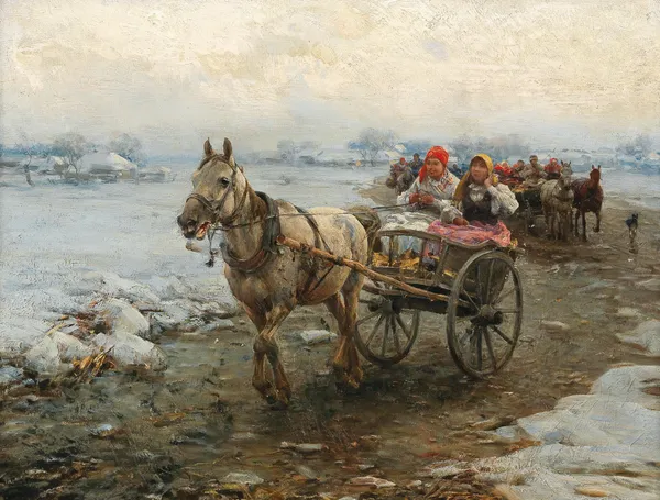 The Coach Journey av Alfred von Wierusz-Kowalski