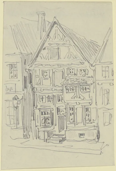 Row of houses av Wilhelm Busch