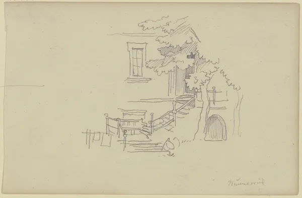 Stairway in the Hunsrück av Wilhelm Busch