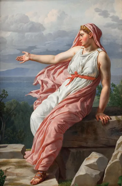 Alcyone’s Farewell to her Husband. From Ovid’s Metamorphoses, Song XI av Christoffer Wilhelm Eckersberg