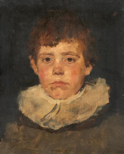 Rothaariger Junge av Wilhelm Leibl