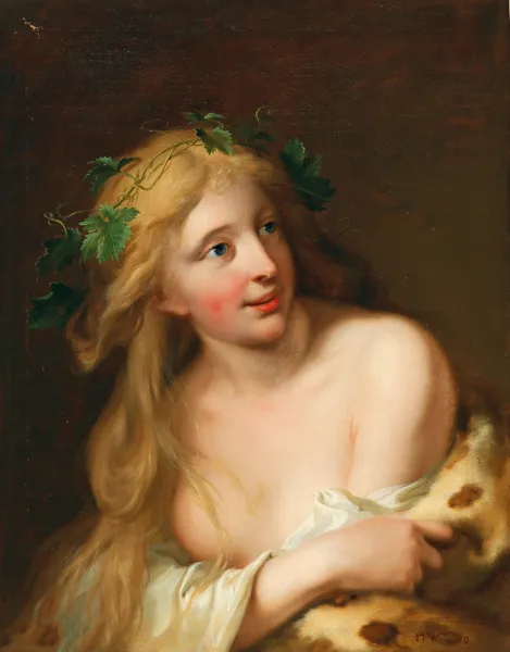 A Bacchante av Johann Heinrich Wilhelm Tischbein
