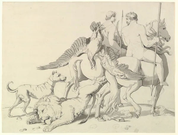 Man’s Fortitude (late 18th–early 19th century) av Johann Heinrich Wilhelm Tischbein