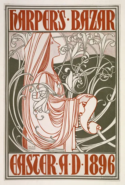 Harper’s Bazar. Easter A. D. 1896. av Will Bradley