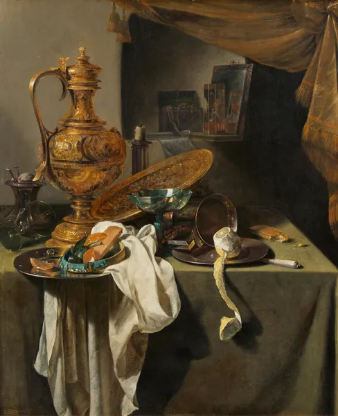 Großes Vanitas Stillleben av Willem Kalf