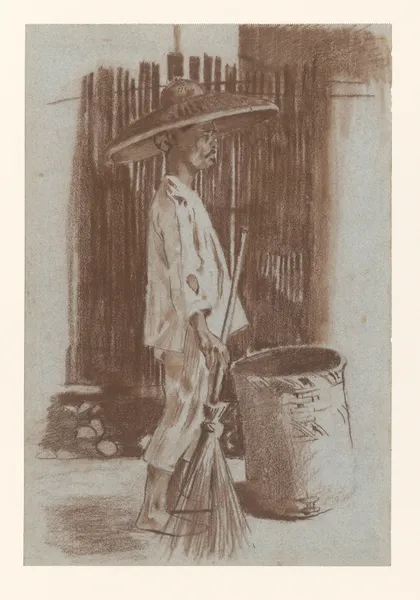 Indonesische Straatveger av Willem Witsen