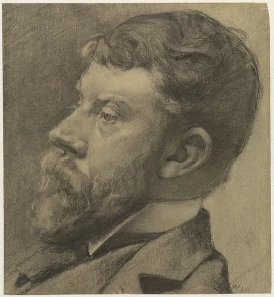 Portret van George Hendrik Breitner av Willem Witsen