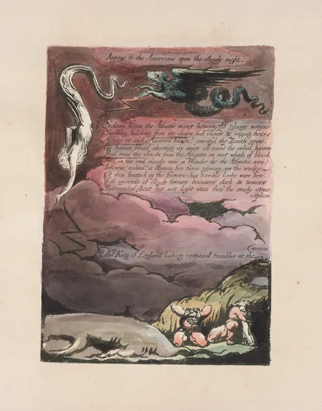 America, a prophecy Pl.06 av William Blake