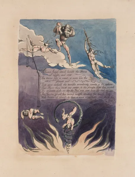 America, a prophecy Pl.07 av William Blake