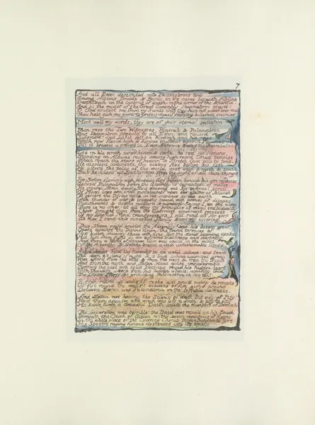 Milton, a poem in 2 books Pl.07 (19th century) av William Blake