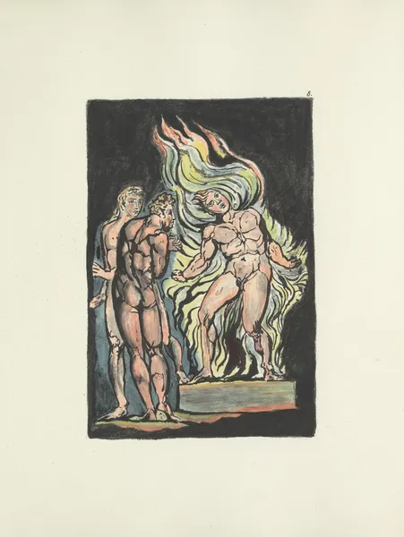 Milton, a poem in 2 books Pl.08 (19th century) av William Blake