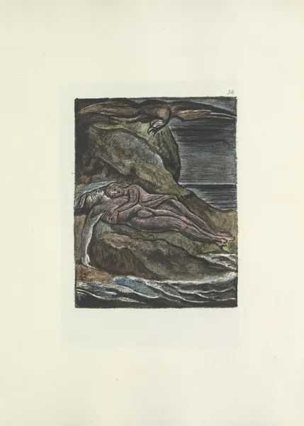 Milton, a poem in 2 books Pl.38 (19th century) av William Blake