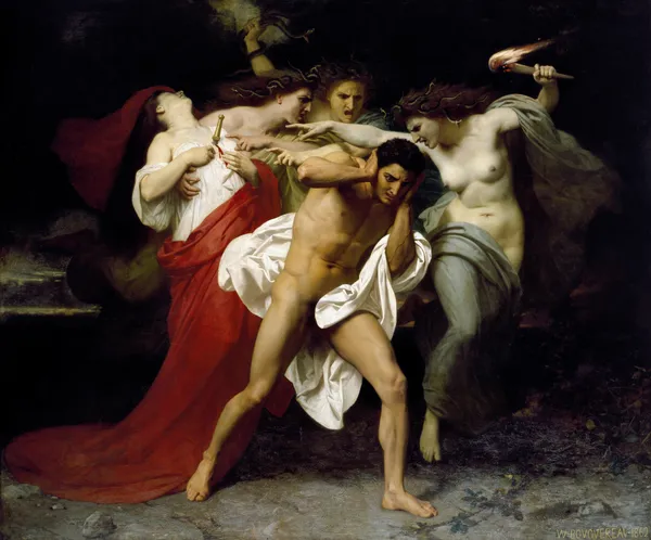 Orestes Pursued By The Furies av William Bouguereau