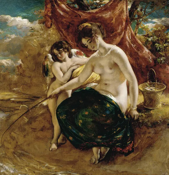 Nymph Angling av William Etty