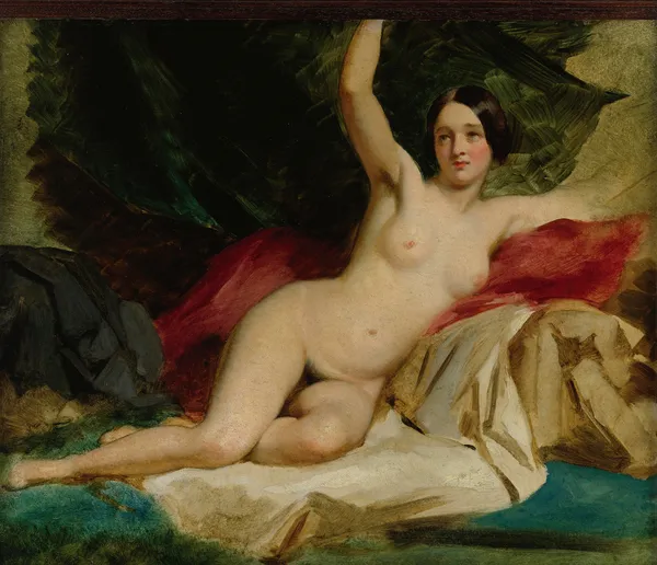Reclining Female Nude av William Etty