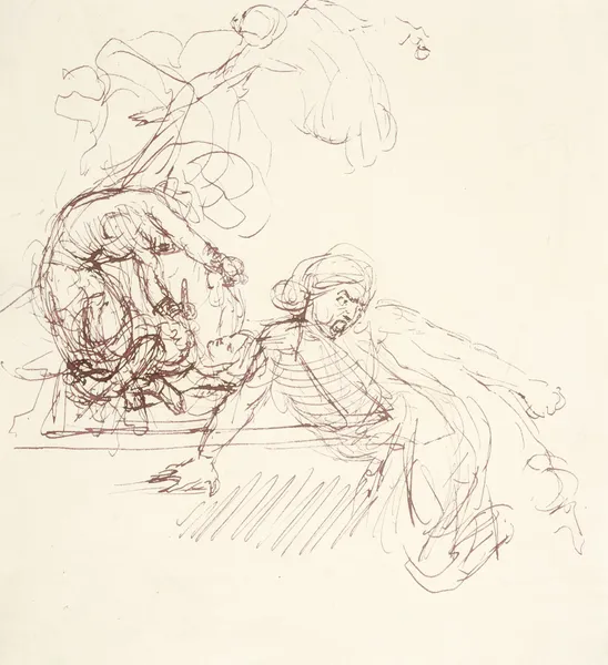 Sheet of Studies (19th century) av William Etty
