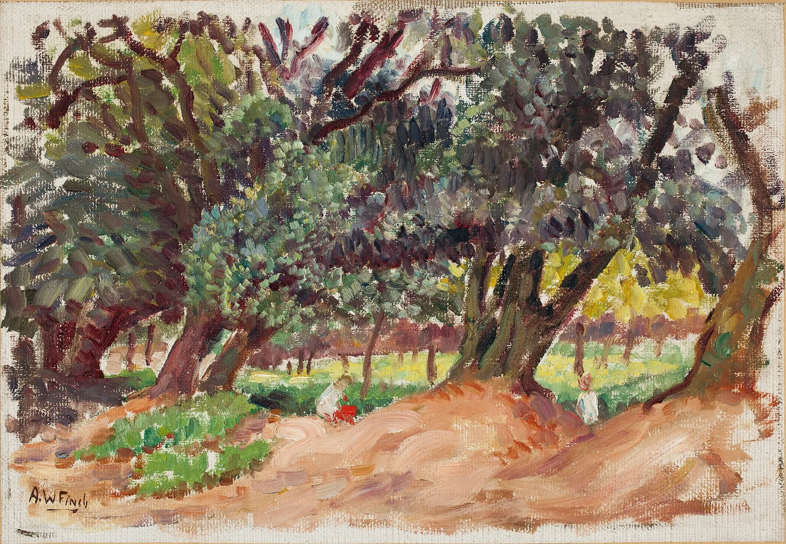 Puistokuva Englannista av Alfred William Finch