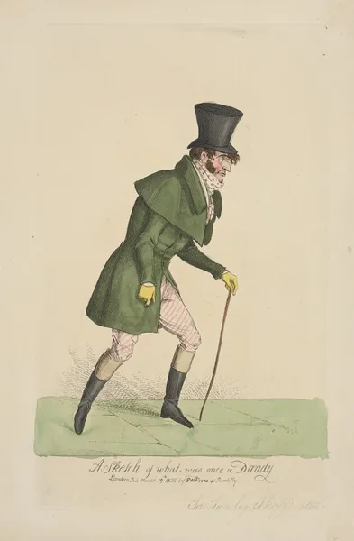 A sketch of what, was once a dandy. av William Heath
