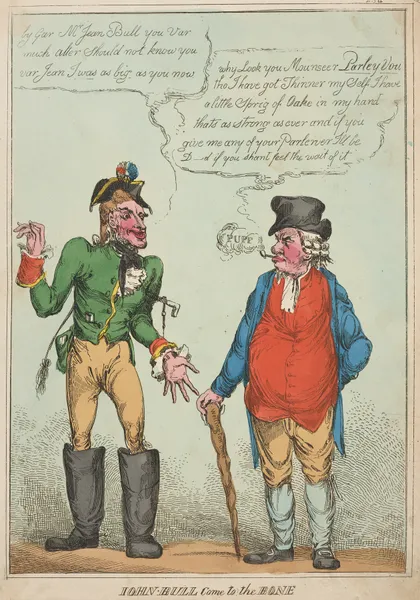 John Bull come to the bone. av William Heath