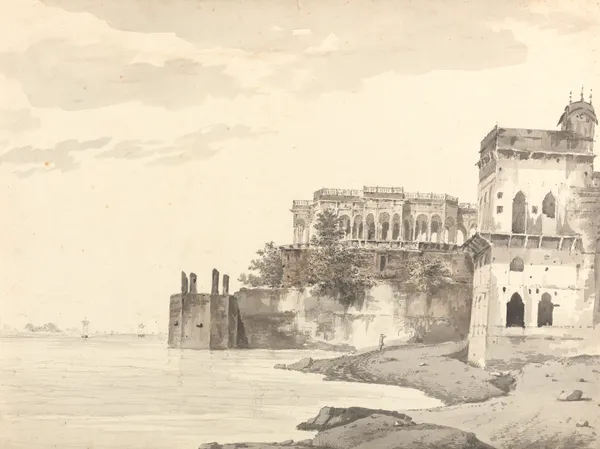 Original Drawings for Choix de Vues de L’Inde and Others Pl.01 av William Hodges
