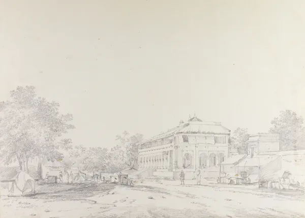 Original Drawings for Choix de Vues de L’Inde and Others Pl.45 av William Hodges